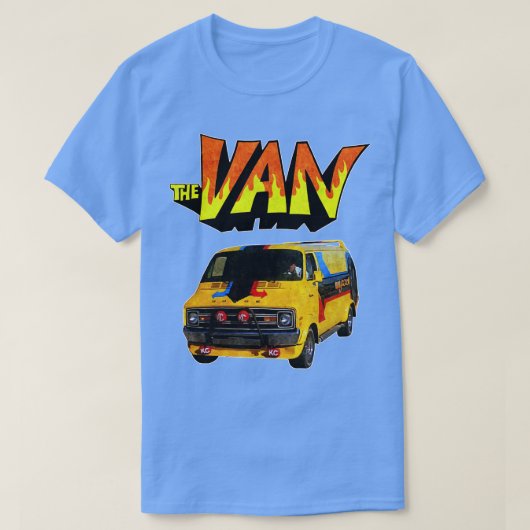 Van 70er Cult Classic Comedy Fan Art T-Shirt (Design vorne)