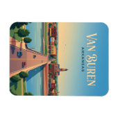 Van Buren USA Magnet (Horizontal)