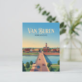 Van Buren USA Postkarte (Stehend Vorderseite)