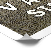 Van Damme Staat Beach Travel Poster 02 (Ecke)