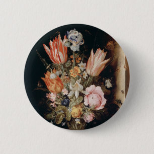 Van den Berghes Flowers-Knopf Button