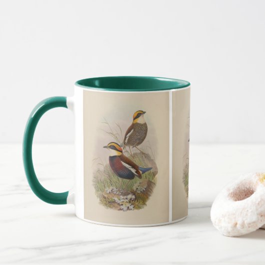 Van-der-Boschs Pitta von John Gould Tasse (Mit Donut)