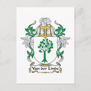 Van der Linde Familienwappen Postkarte