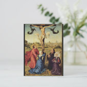 van der Weyden Jesus am Kreuz Postkarte (Stehend Vorderseite)