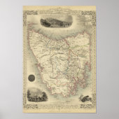 Van-Diemen-Insel oder Tasmanie Poster (Vorne)
