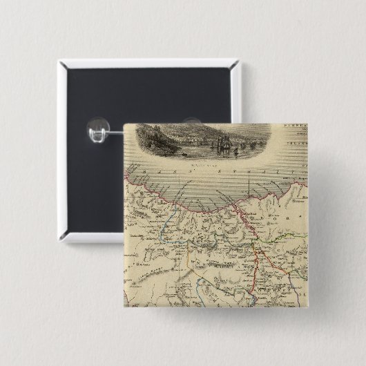 Van Diemen's Island oder Tasmania Button (Vorne & Hinten)