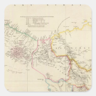Van Diemens Land 2 Quadratischer Aufkleber