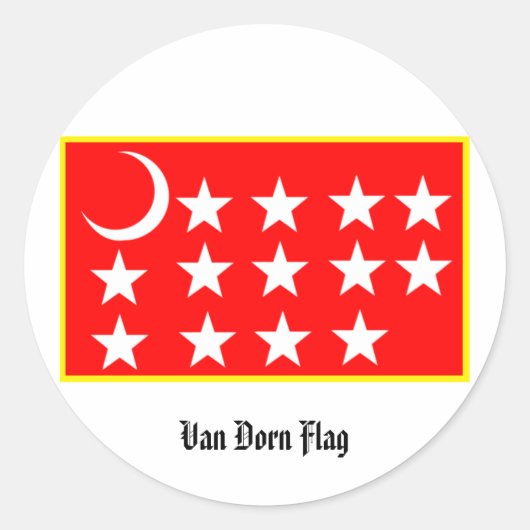 Van Dorn Flag Sticker (Vorderseite)