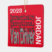 Van Driver Extraordinaire CUSTOM Keramikornament (Links)