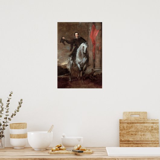 Van Dyck - Anton Giulio Brignole - Verkauf über Pf Poster (Küche)