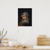 Van Dyck - der Leiter eines alten Mannes Poster (Küche)