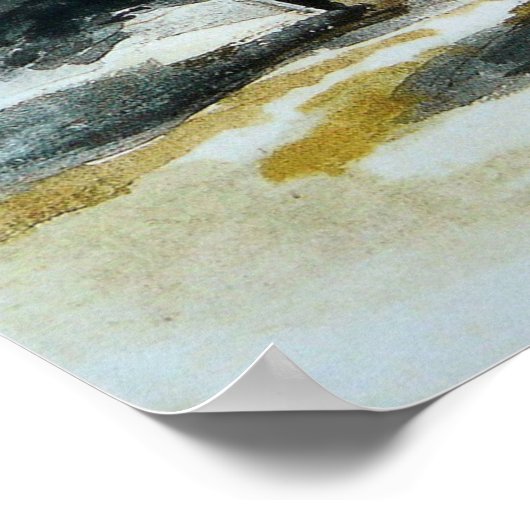 Van Dyck - Eine englische Landschaft Poster (Ecke)