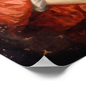 Van Dyck - Frauenportrait Poster (Ecke)