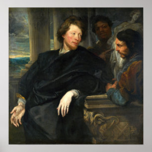Van Dyck - George Gage mit zwei Männern Poster