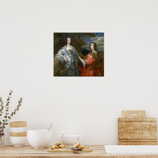 Van Dyck - Grafen von Chesterfield und Jagd... Poster (Küche)