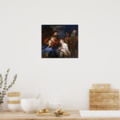 Van Dyck - Jungfrau, Kind mit umkehrenden Sinnern Poster (Küche)