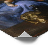 Van Dyck - Jungfrau, Kind mit umkehrenden Sinnern Poster (Ecke)