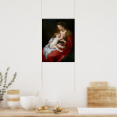 Van Dyck - Jungfrau und Kind Poster (Küche)