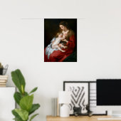 Van Dyck - Jungfrau und Kind Poster (Heimbüro)