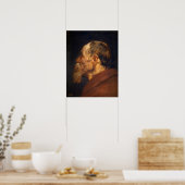 Van Dyck - Leiter eines alten Mannes Poster (Küche)