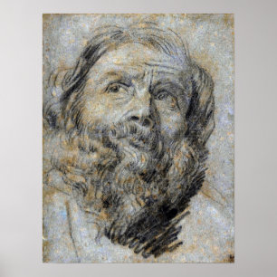 Van Dyck - Leiter eines Apostels Poster