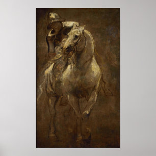 Van Dyck - Mann auf dem Pferd Poster