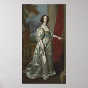 Van Dyck - Margaret Smith spätere Lady Herbert Poster