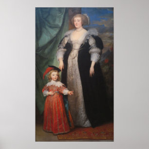 Van Dyck - Marie Claire De Croy Herzogin von Havre Poster