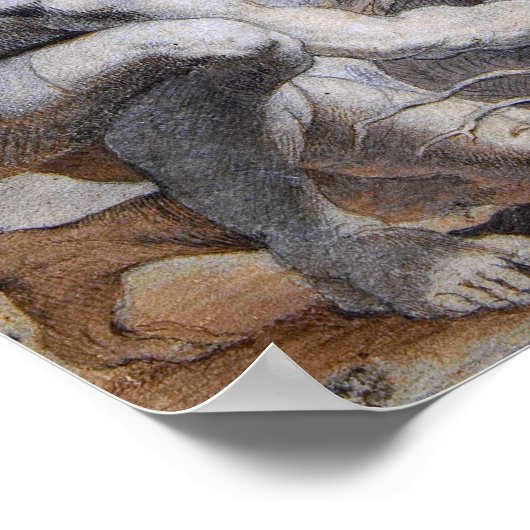 Van Dyck - Martyrium des Heiligen Lawrence Poster (Ecke)