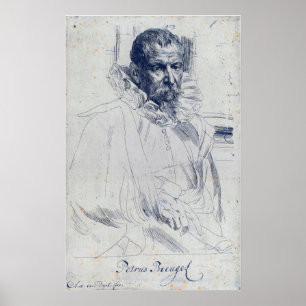 Van Dyck - Pieter Bruegel The Younger Poster