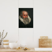 Van Dyck - Portrait des alten Mannes Poster (Küche)