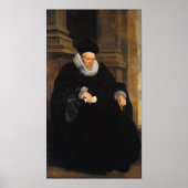 Van Dyck - Portrait eines Gentleman aus Genua Poster (Vorne)