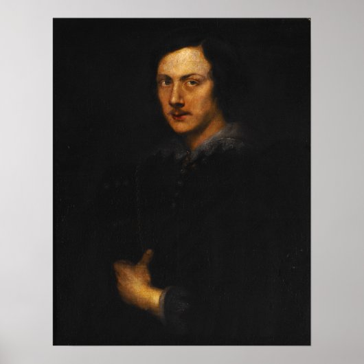 Van Dyck - Portrait eines Genuesers Poster (Vorne)