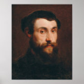 Van Dyck - Portrait eines jungen Mannes, der einen Poster (Vorne)