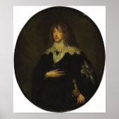 Van Dyck - Portrait von Charles Louis Elector Pala Poster (Vorne)