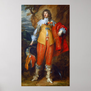 Van Dyck - Portrait von Henri II de Lorraine Poster