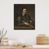 Van Dyck - Portrait von Thomas Wentworth 1st Earl  Poster (Küche)