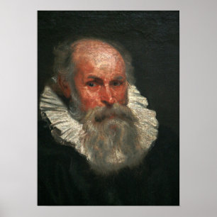 Van Dyck - Porträt eines alten Mannes Poster
