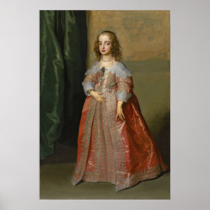 Van Dyck - Prinzessin Mary Tochter von König Charl Poster