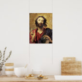 Van Dyck - Salvator Mundi Poster (Küche)