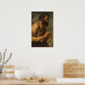 Van Dyck - Studie eines bärtigen Mannes mit Händen Poster (Küche)