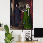 Van Eycks Arnolfini-Portrait Poster (Heimbüro)