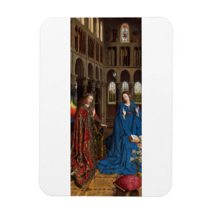 Van Eycks Verkündigung Premium Kathedralenlicht Magnet