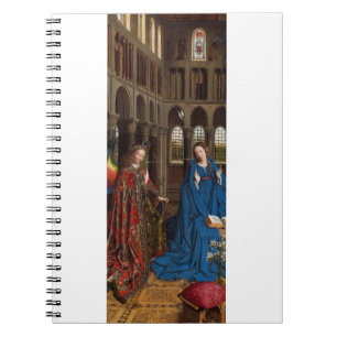 Van Eycks Verkündigung Premium Kathedralenlicht Notizblock