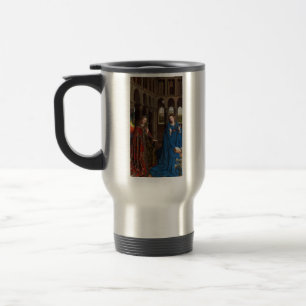 Van Eycks Verkündigung Premium Kathedralenlicht Reisebecher