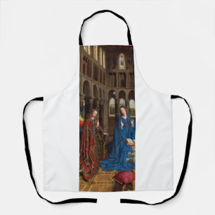 Van Eycks Verkündigung Premium-Kathedralenlicht Schürze