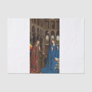 Van Eycks Verkündigung Premium-Kathedralenlicht Seidenpapier