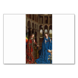 Van Eycks Verkündigung Premium Kathedralenlicht Tischnummer