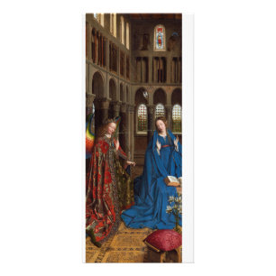 Van Eycks Verkündigung Premium Kathedralenlicht Werbekarte