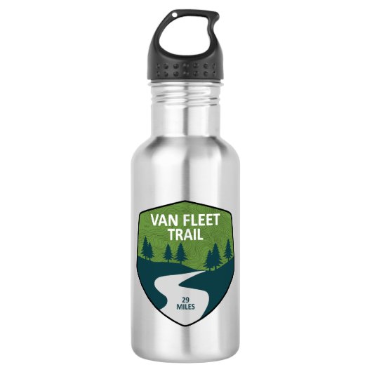Van Fleet Trail Florida Edelstahlflasche (Vorderseite)